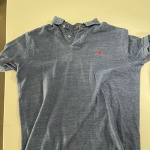 Polo black / blue polo